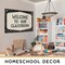 Composition Classroom Decor, Teacher Back To School Canvas Banner Wall Hanging Flag for Elementary Middle School Classroom Must Haves 20x30